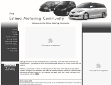 Tablet Screenshot of estima-motoring.co.uk